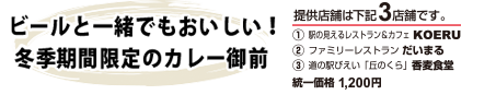 新美瑛カレーうどん（かけ麺）
